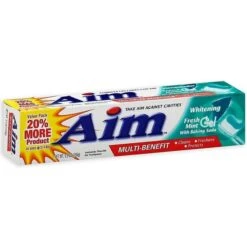 Aim 5.5 Oz. Anticavity Fluoride Gel Whitening Fresh