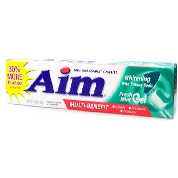 Aim Multi Benefit Fresh Mint Gel Whitening 1 Aim Multi Benefit Fresh Mint Gel Whitening