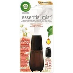 Air Wick Essential Mist Refill, Peony Jasmine, 0.67 Oz, 6/Carton 98555