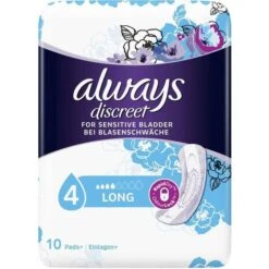 Always® Always Discreet Long 10-pack