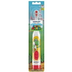 Arm & Hammer Kid's Spinbrush Super Mario Powered Toothbrush, 1 Count
