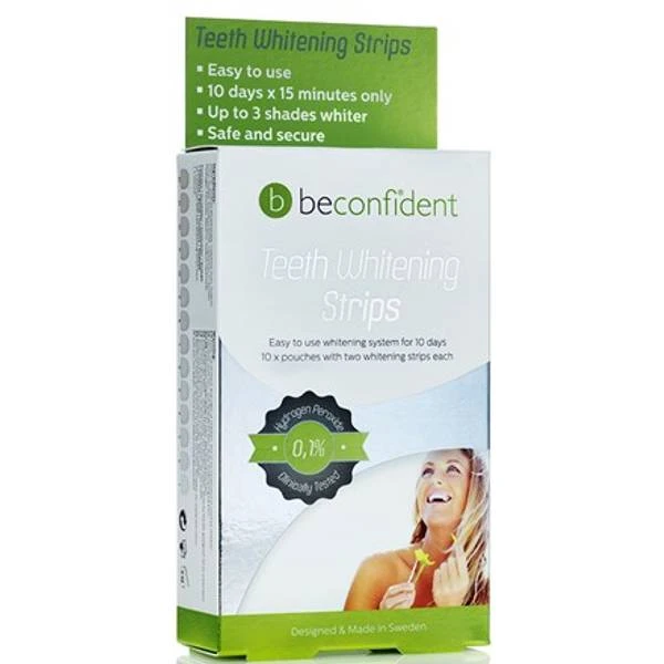 BeconfiDent Teeth Whitening Strips 10-pack 1 BeconfiDent Teeth Whitening Strips 10-pack