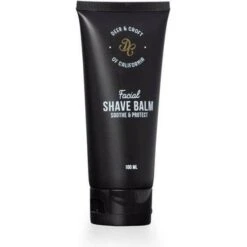 Bey-Berk International GR110 100 Ml Deer & Croft Soothe Protect Shave Balm In Plastic Tube Gel, Clear