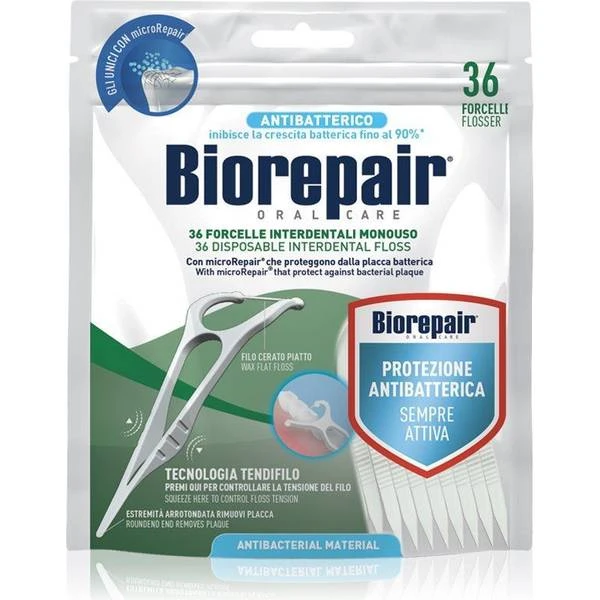 Biorepair Oral Care Pro Dental Floss Holder Disposable 1 Biorepair Oral Care Pro Dental Floss Holder Disposable