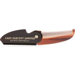 Captain Fawcett Folding Pocket Beard Comb