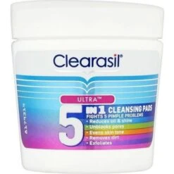 Clearasil Ultra 5in1 Cleansing Pads 65-pack