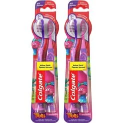 Colgate® Colgate Kids Toothbrush, Trolls, Extra Soft With Suction Cups