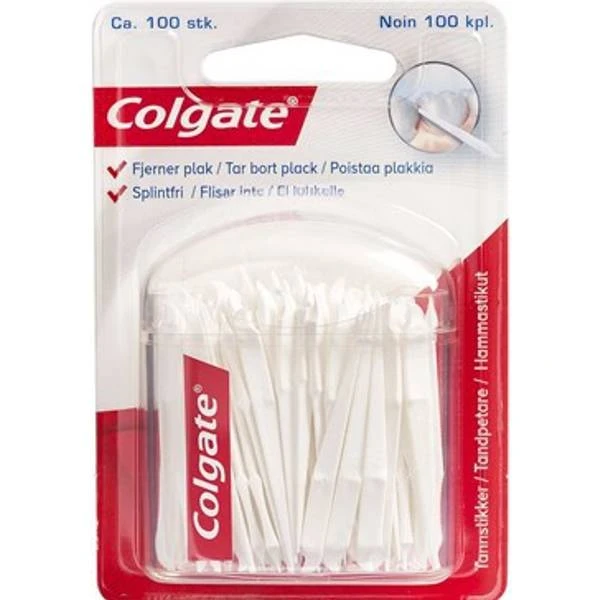 Colgate® Colgate Plast Tandstikker 100-pack 1 Colgate® Colgate Plast Tandstikker 100-pack