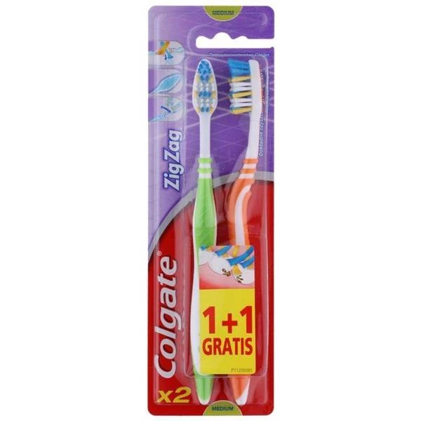 Colgate® Colgate Zig Zag Medium Medium Toothbrushes 2 2 1 Colgate® Colgate Zig Zag Medium Medium Toothbrushes 2 2