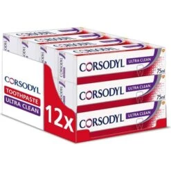 Corsodyl Ultra Clean Toothpaste 75ml 12-pack