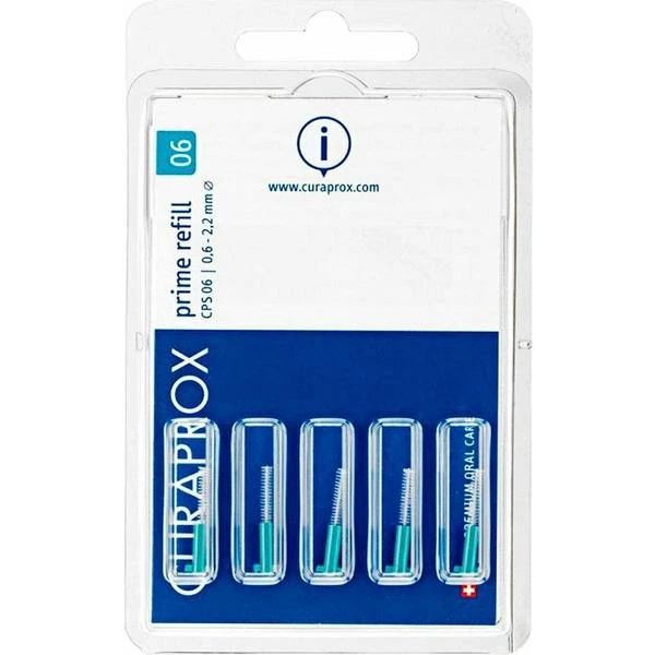 Curaprox Cps 06 Mellemrumsbørster Prime Refill 0.6 Mm. 1 Curaprox Cps 06 Mellemrumsbørster Prime Refill 0.6 Mm.