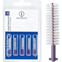 Curaprox Interdental Brushes For Implant Strong &amp Implant Purple Refill