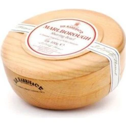D R Harris Wooden Shaving Bowl Soap 100g-Marlborough-Beech