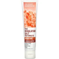 Desert Essence Pink Himalayan Salt Creamy Mint 176g