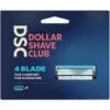 Dollar Shave Club 4 Blade Refills 8-pack