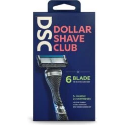 Dollar Shave Club Razor & Handle Starter Set + 2 Cartridge