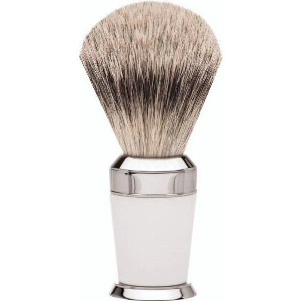 ERBE Shaving Shop Shaving Brushes “Premium Paris Silver Tip” Shaving Brush White 1 Stk 1 ERBE Shaving Shop Shaving Brushes “Premium Paris Silver Tip” Shaving Brush White 1 Stk