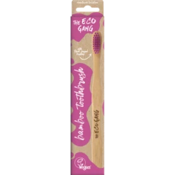 Eco Gang Adult Bamboo Toothbrush Mix Medium 1-pack