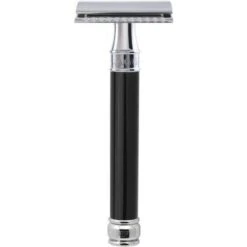 Edwin Jagger DE Razor Black DE86 Long Handle