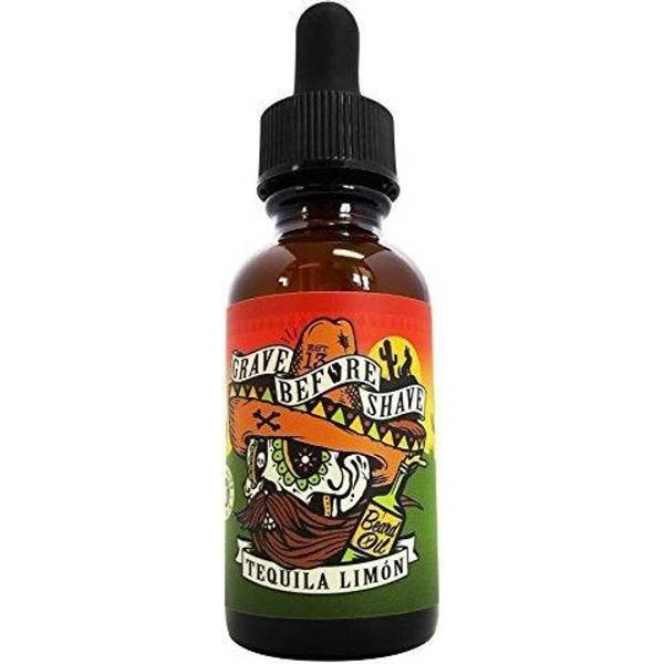 GRAVE BEFORE SHAVE Tequila Limon Blend Beard Oil 1 GRAVE BEFORE SHAVE Tequila Limon Blend Beard Oil