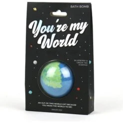 Gift Republic You're My World Bath Bomb