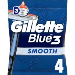 Gillette® Gillette Blue 3 Smooth 4 -Pack