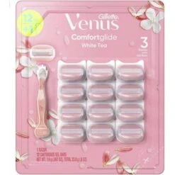 Gillette® Gillette Venus ComfortGlide White Tea Razor Refills 12-count