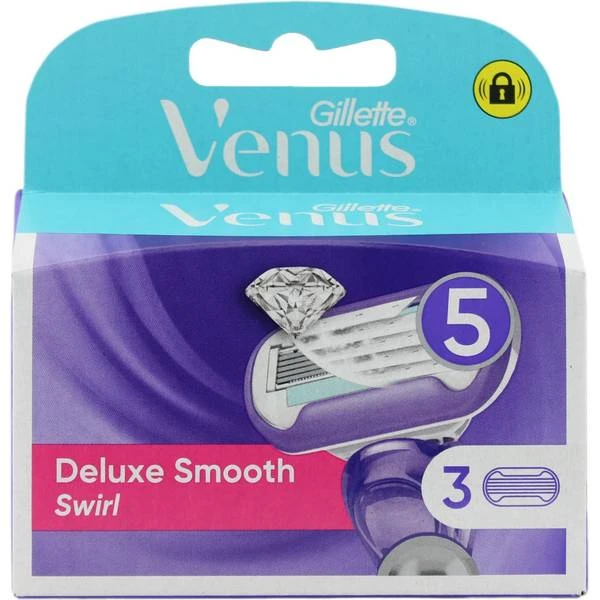 Gillette® Gillette Venus Deluxe Smooth Swirl Razor Blades 3 PCS 1 Gillette® Gillette Venus Deluxe Smooth Swirl Razor Blades 3 PCS