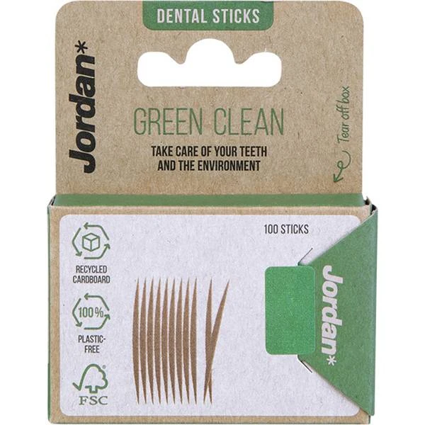 Jordan Green Clean Tandpetare 100-pack 1 Jordan Green Clean Tandpetare 100-pack