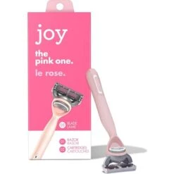 Joy® Joy Razor Handle 2 Blade Refills Pink 1 Razor