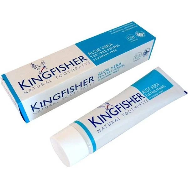 Kingfisher Aloe Vera Tea Tree Fennel Toothpaste 100ml 1 Kingfisher Aloe Vera Tea Tree Fennel Toothpaste 100ml