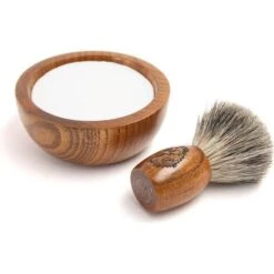 Luke 1977 Mens Professional Shaving Set Wood Brown One Size