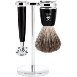 Mühle Black Rytmo 3 Piece Shaving Set