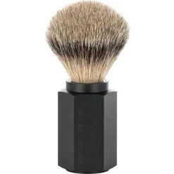 Mühle Hexagon Graphite Silvertip Badger Shaving Brush 091MHXGGRAPHITE
