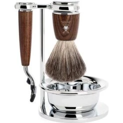 Mühle Rytmo Mach3 Shaving Set Ash