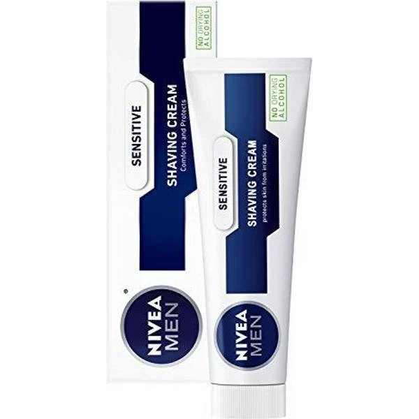 NIVEA MEN Sensitive Shaving Cream, 3.5 Oz Tube 1 NIVEA MEN Sensitive Shaving Cream, 3.5 Oz Tube