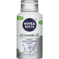 Nivea Men Sensitive Skin & Stubble Balm Mens Face Lotion For Before And After Shave 4.2 Fl. Oz. Bottle