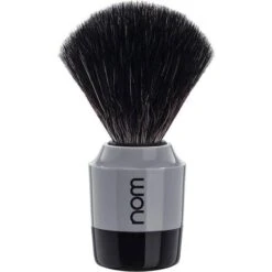 Nom MARTEN Shaving Brush Black Fibre Grey