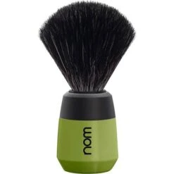 Nom MAX Shaving Brush Black Fibre Olive Olive
