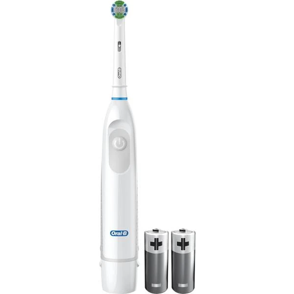 Oral B Oral-B Adult Weiss Batteriezahnbürste 1 Oral B Oral-B Adult Weiss Batteriezahnbürste