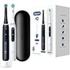 Oral B Oral-B Braun IO Series 5 Sort/Hvid Med 2. Håndstykke Tandbørste 415121 (415121)