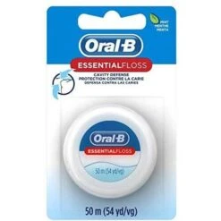 Oral B Oral-B EssentialFloss Mint Dental Floss Cavity Defense Waxed 50m
