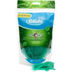 Oral B Oral-B Glide Complete With Scope Outlast Dental Floss Picks, Mint, Count