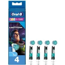 Oral B Oral-B Kids Disney Lightyear Electric Toothbrush Brush Head 4- Pack