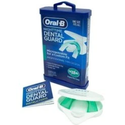 Oral B Oral-B Nighttime Dental Guard, Less Than 3-Minutes For Custom Teeth Grinding Protection With Scope Mint