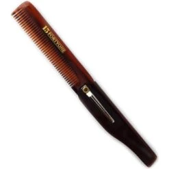 Pocket Size Folding Comb W/ Clip