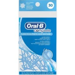 Procter & Gamble Complete Dental Floss Picks Icy Cool Mint Count