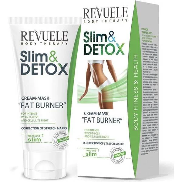 Revuele Slim & Detox Cream Mask Fat Burner 200ml 1 Revuele Slim & Detox Cream Mask Fat Burner 200ml
