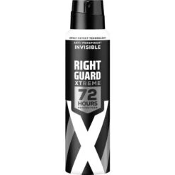 Right Guard Deodorant Men Xtreme Invisible 72H Performance Anti-Perspirant Spray 150ml