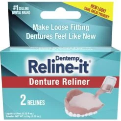 Roc Denture Reline Kit Advanced Formula Reline It Denture Kit